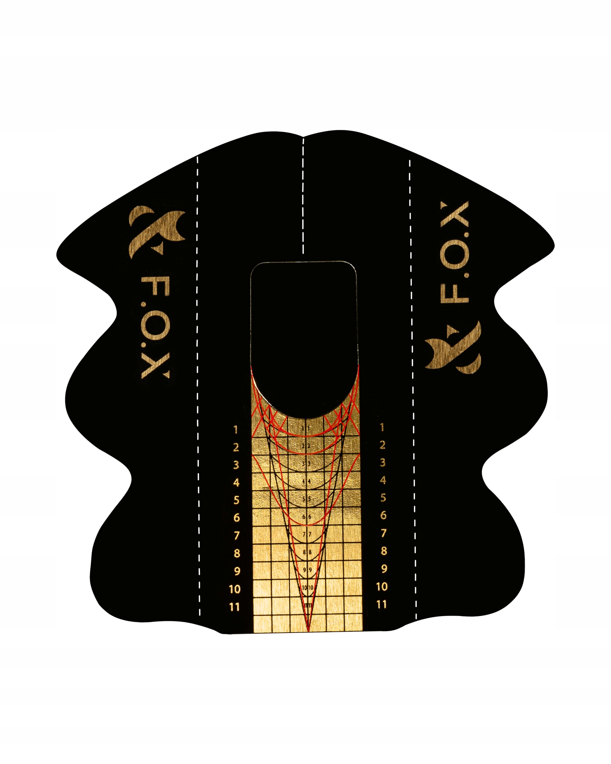 Papírové formy na nehty F.o.x Nails extension forms Basic, 500 ks