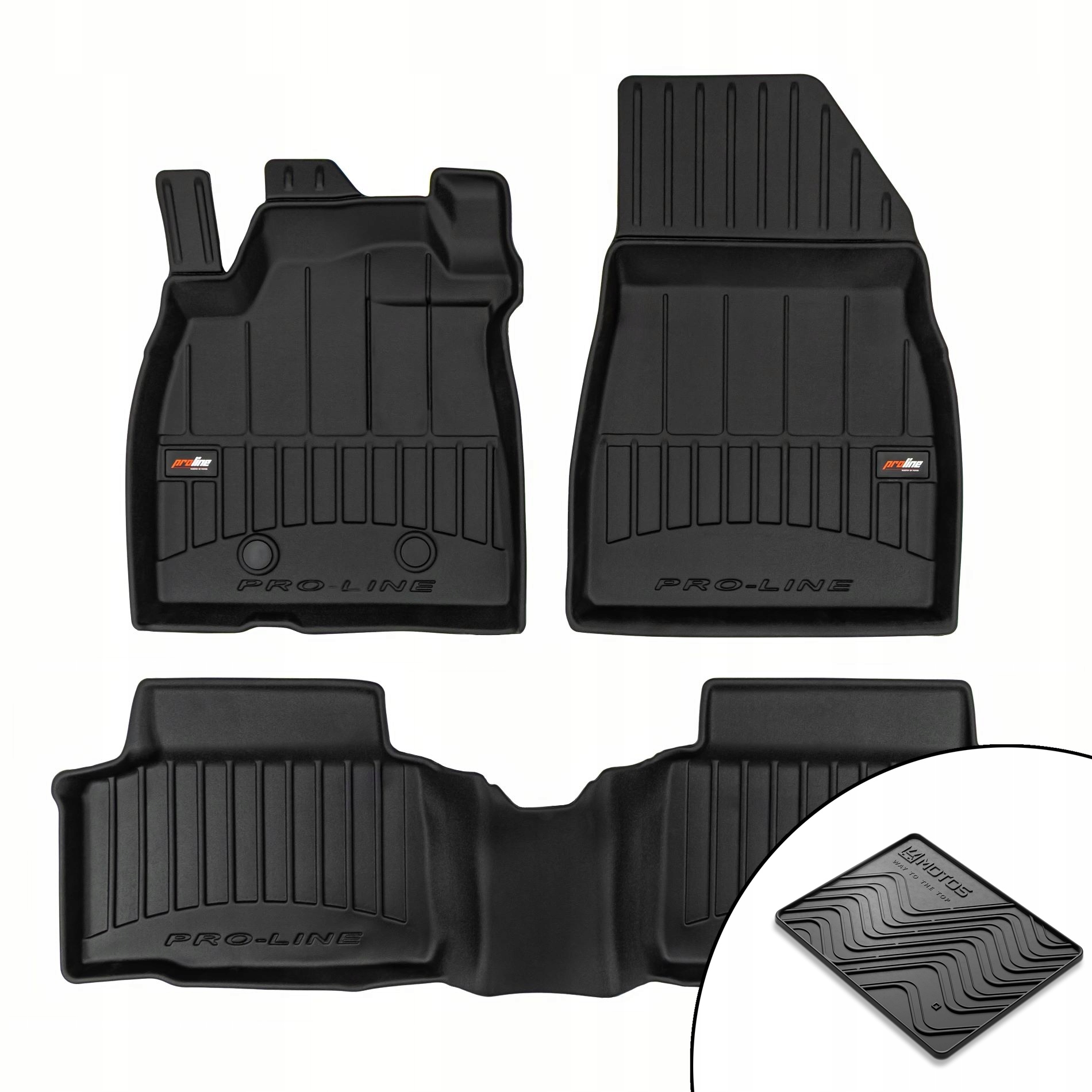 3D gumové rohože Dacia Duster III od roku 2024 rohož zdarma