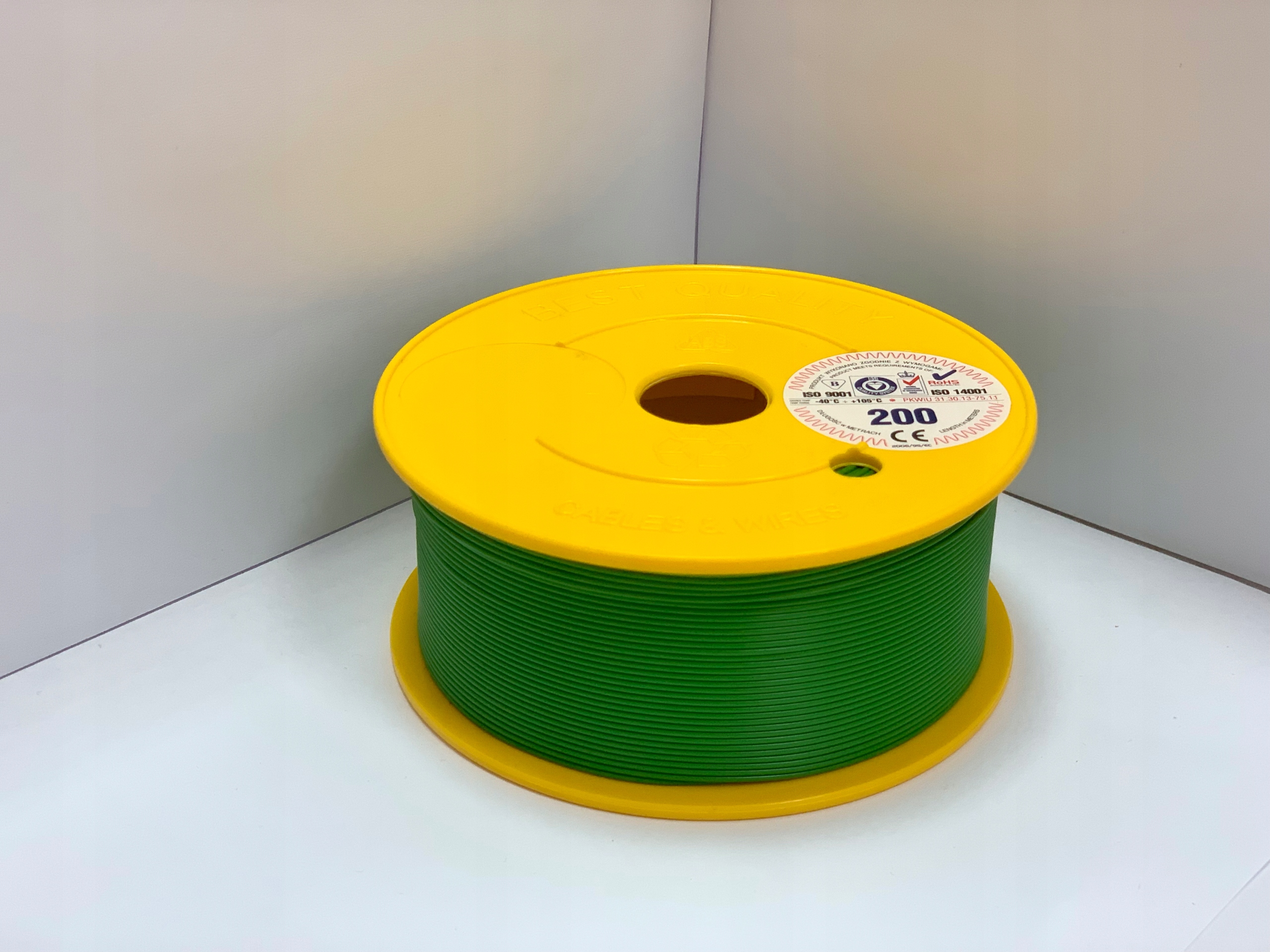 

LGY0.35-GR Bq Cable/bulk Przewód Zielony