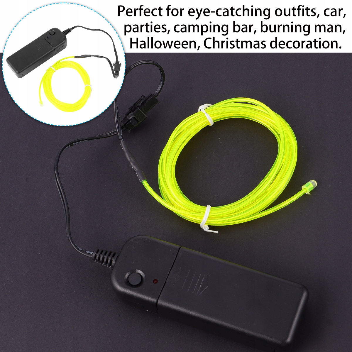 PRZEWODY OŚWIETLENIOWE PŁONĄCE 2M 4 TRYBY DEKORACYJNE Marka bez marki