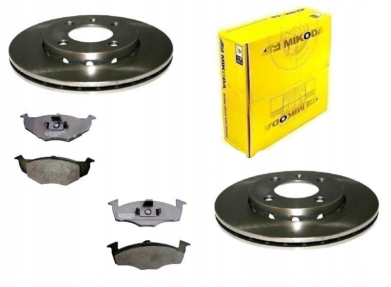 Kotouče Kostky Vw Lupo 1.0 1.4 1.7 Sdi Seat Arosa Přední Sada 239MM