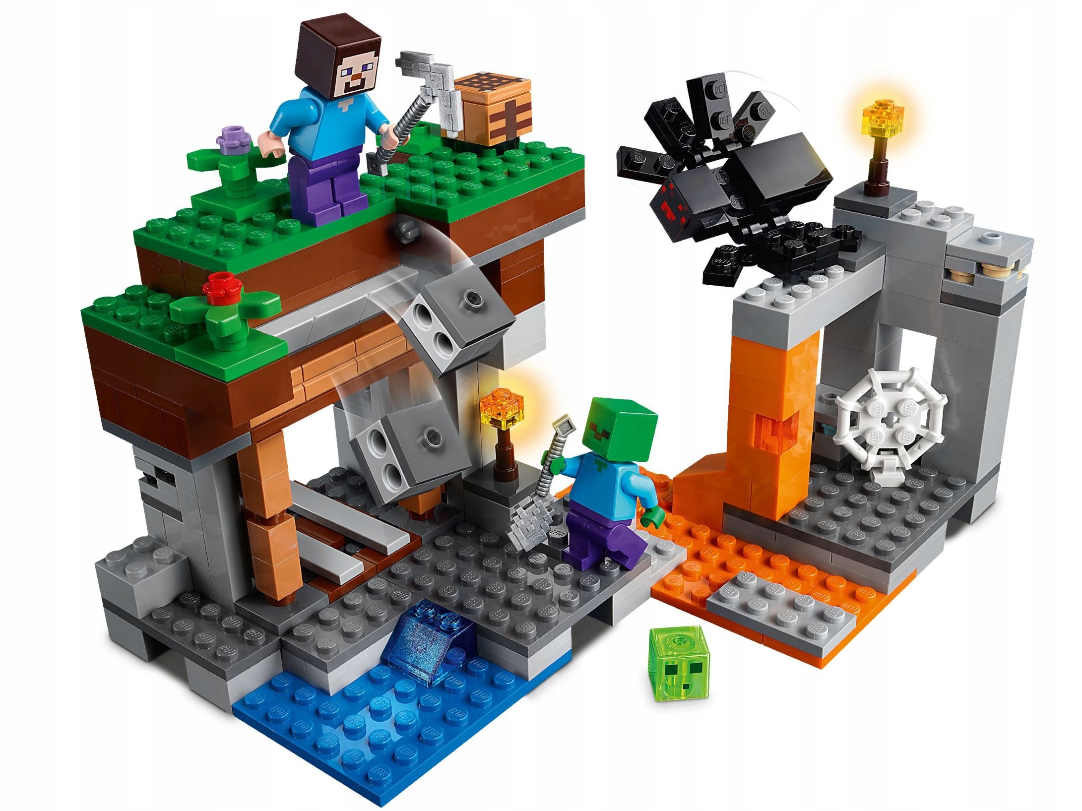 LEGO MINECRAFT 21166 Opuszczona kopalnia Marka LEGO