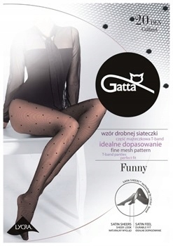 

Gatta rajstopy Funny 05 roz. 4 nero kropki