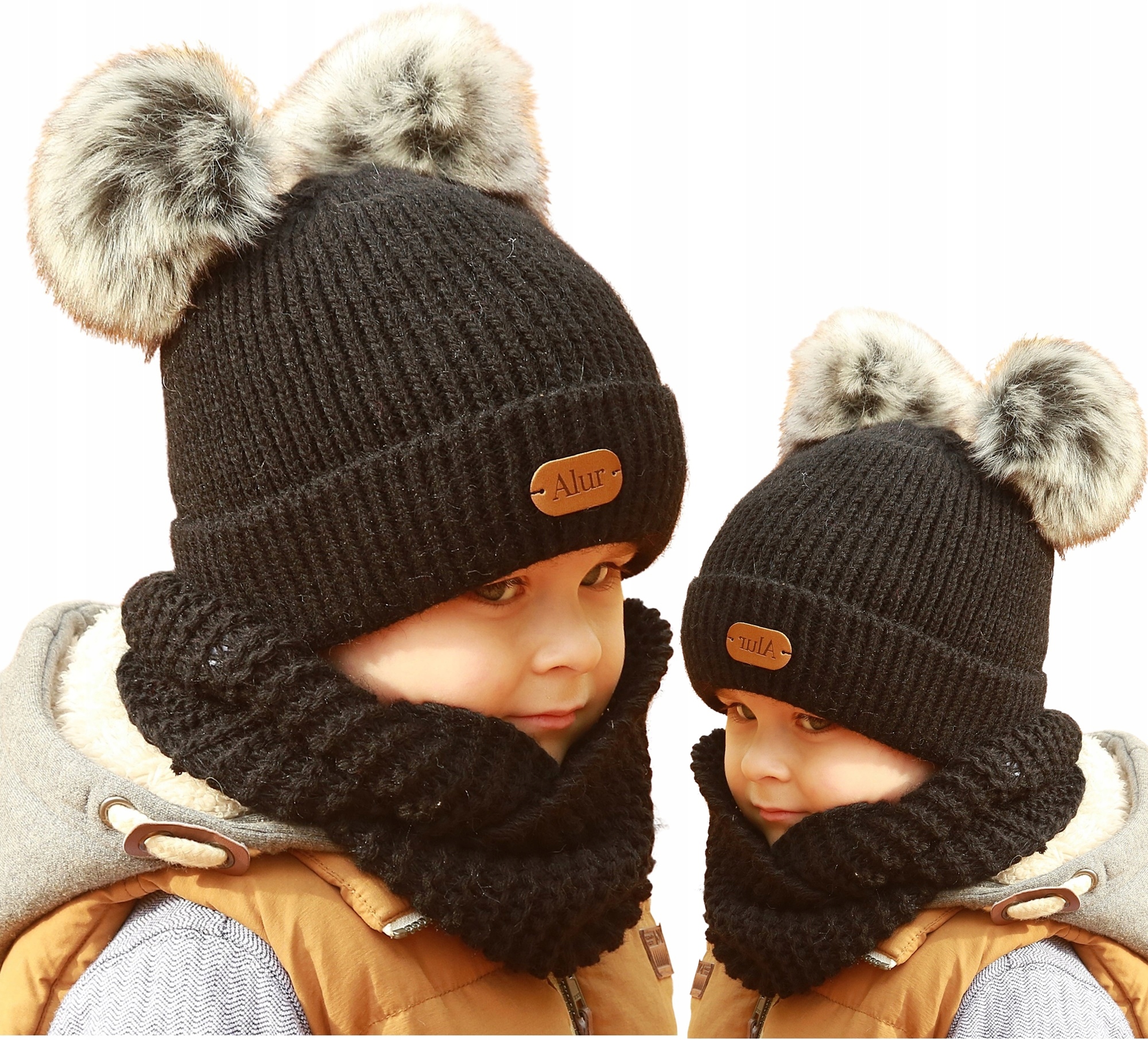 

Zimowa Komplet czapka z kominem