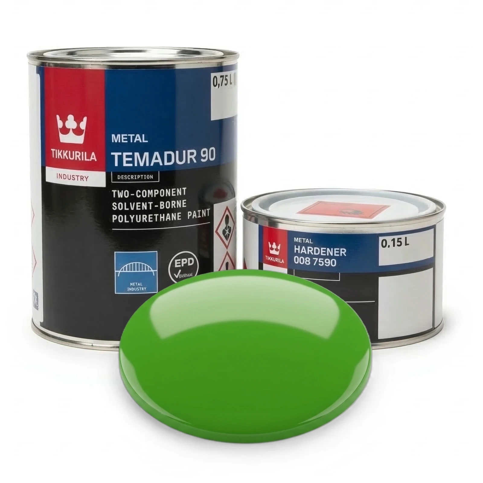 Farba Poliuretanowa Temadur 90 Deutz Zielona Traktory 1L [zestaw]