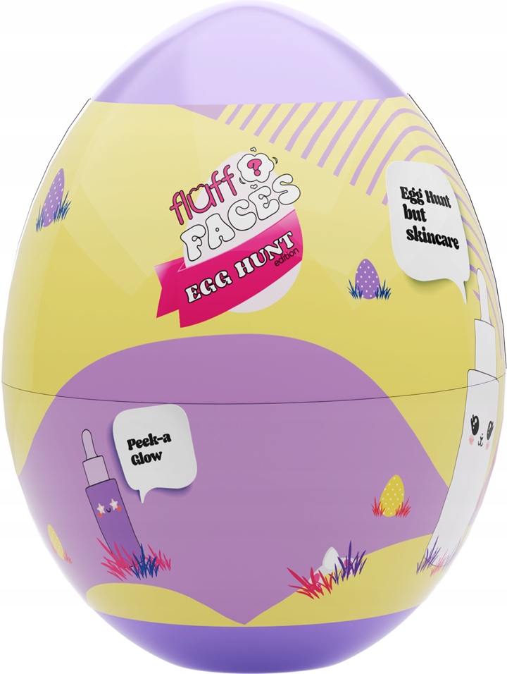 Fluff Faces Egg Hunt Pleťové Mléko překvapení 40 ml
