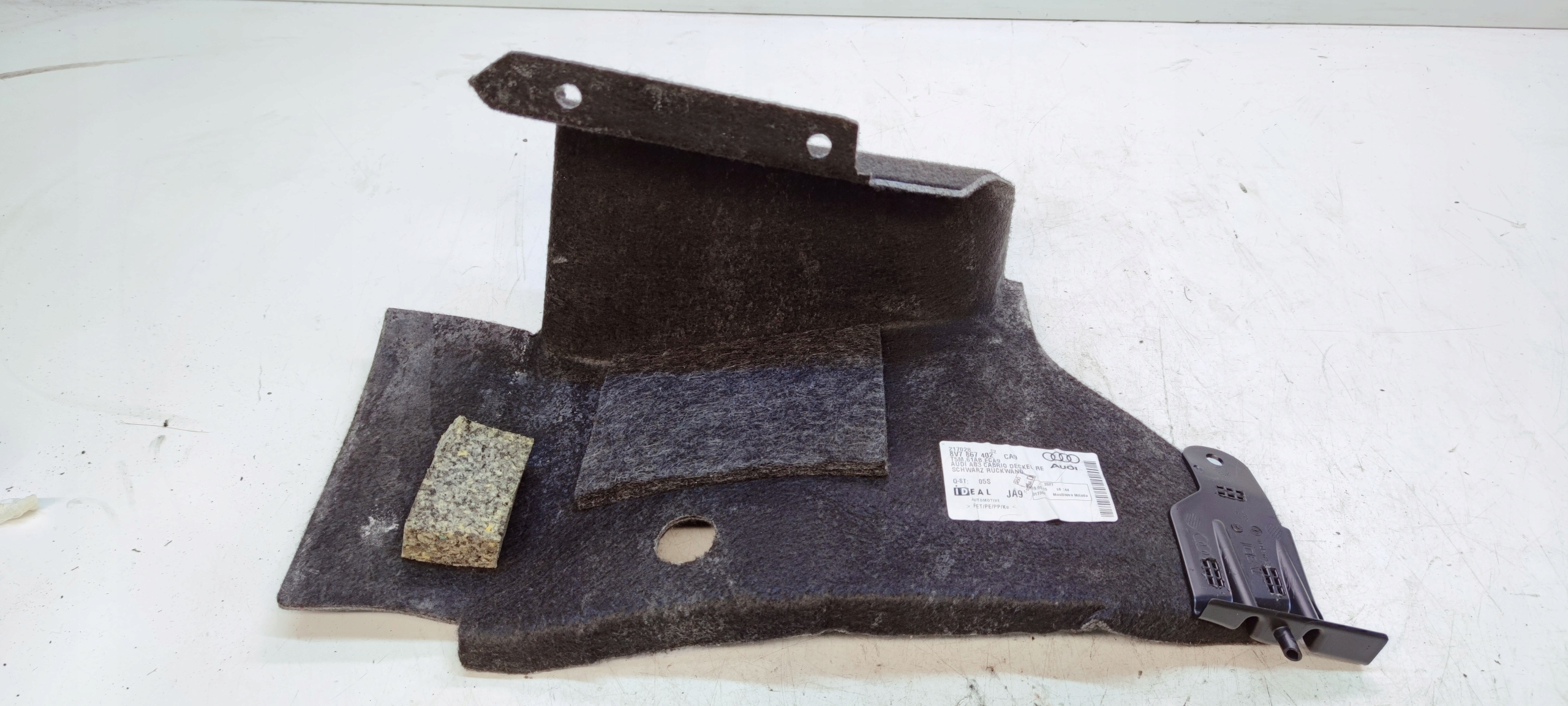 soundproofing boot upholstery AUDI A3 8V CABRIO 8V7867402 CA9