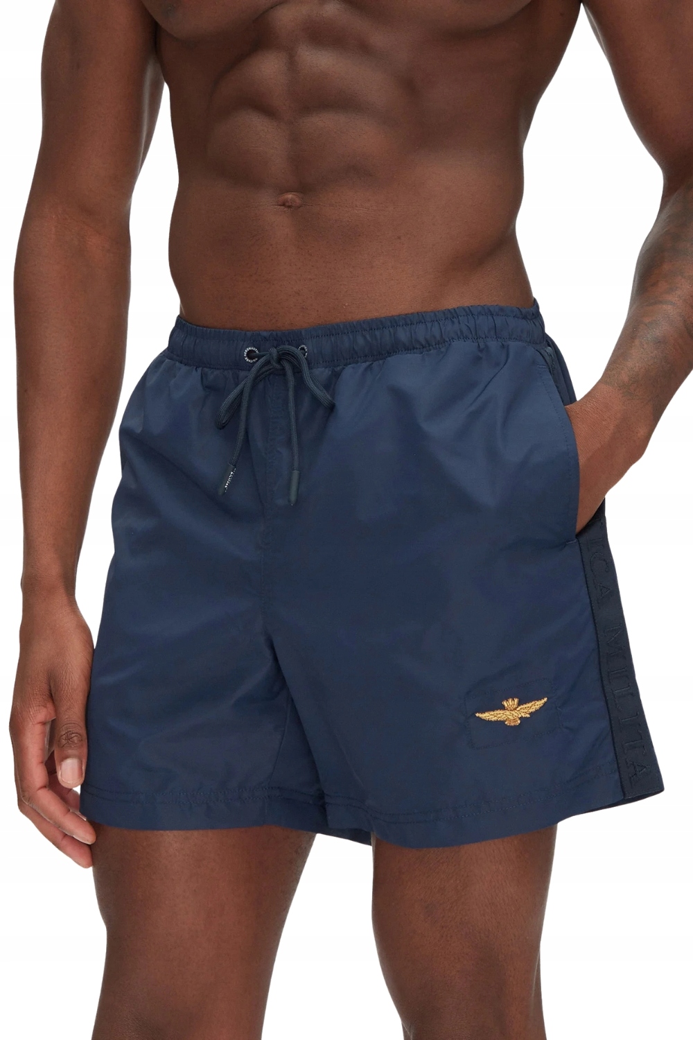 Aeronautica Militare Tmavě modré koupací šortky 48