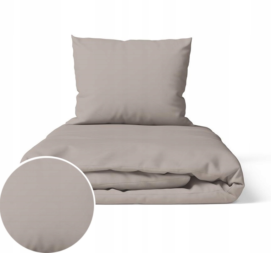 Hotelové Povlečení 140x200 cm Povlečení 70x80 Bavlna 100% Barva: Béžová Tmavá