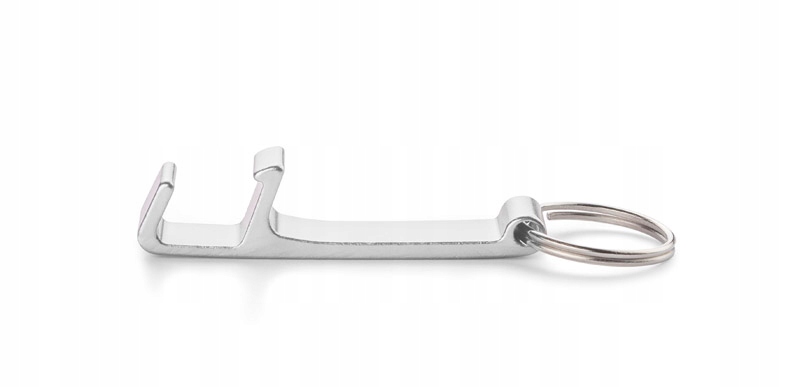 Brelok 3 w 1 Otwieracz Stojak na Telefon LON Srebrny Stan opakowania oryginalne