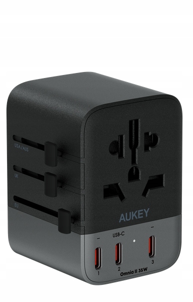Ładowarka turystyczna Aukey PA-TA07A GaN 35W Usb Adapter podróżny