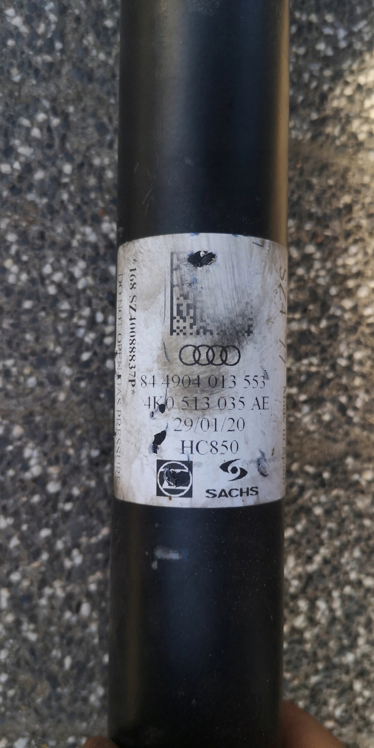 AUDI A6 C8 A7 shock absorber rear part 4K0513035AE as new