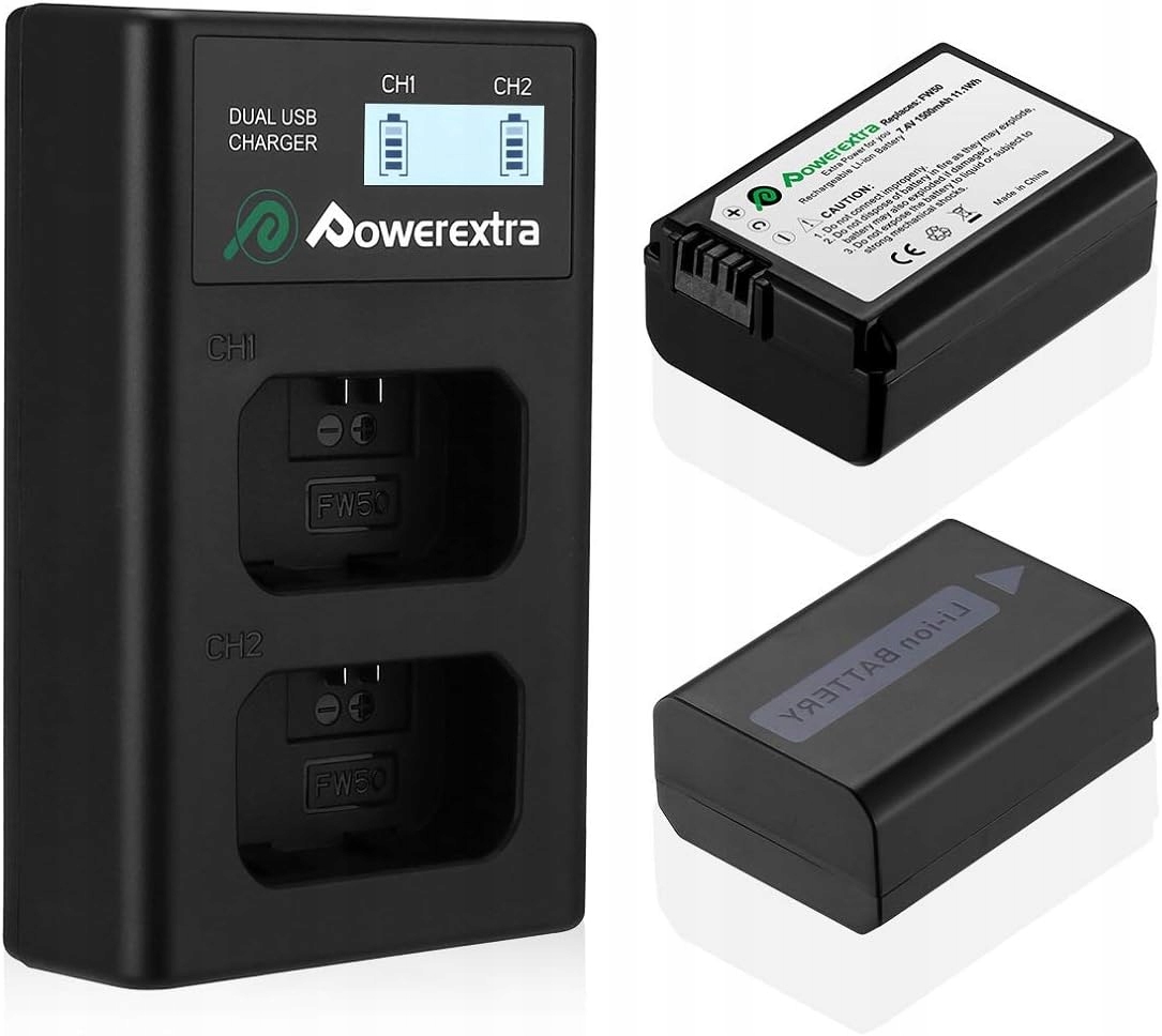 Baterie Akumulátor pro Sony Powerextra FW50 1500 Mah 2ks