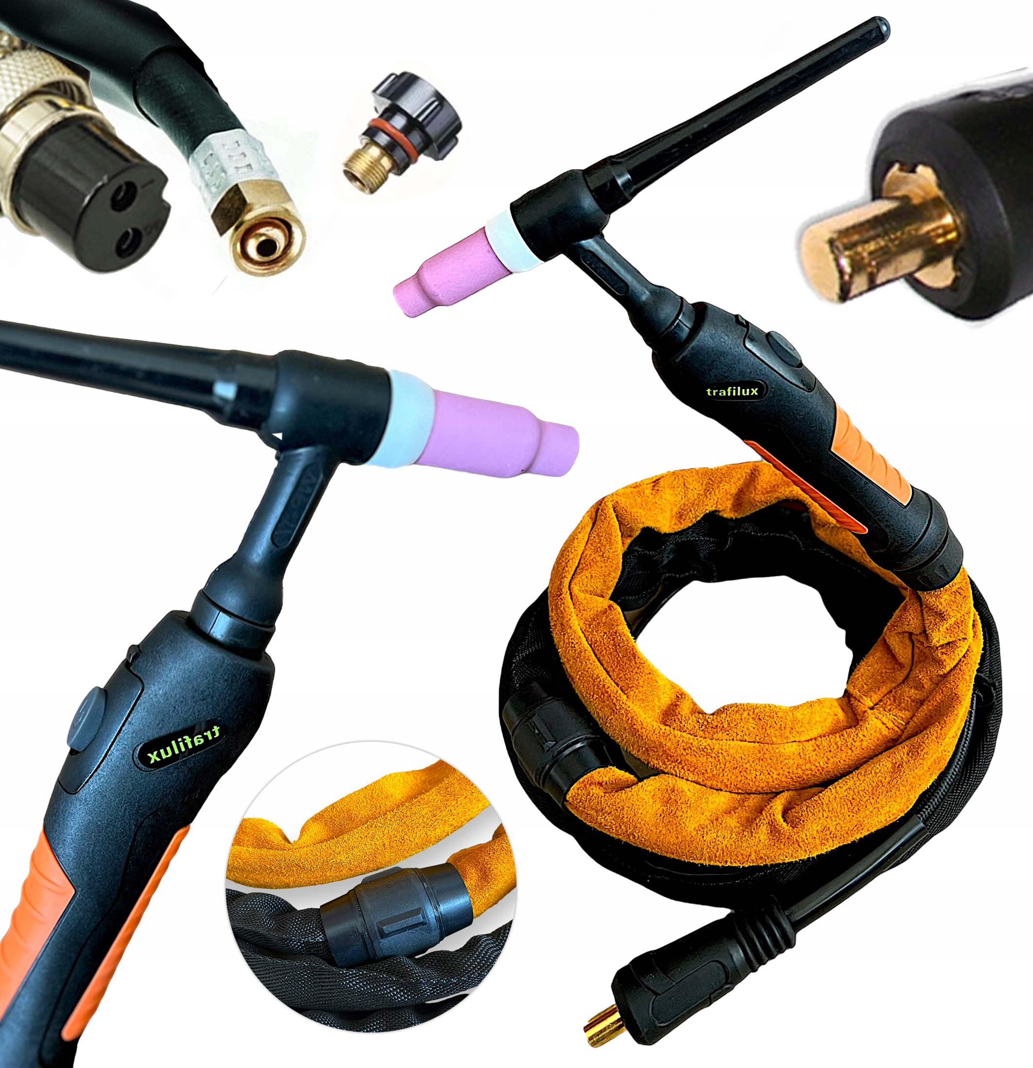 Uchwyt Spawalniczy Tig 8M SR18V WP18 ŁW35-50 Z Przyciskiem Tig Lift