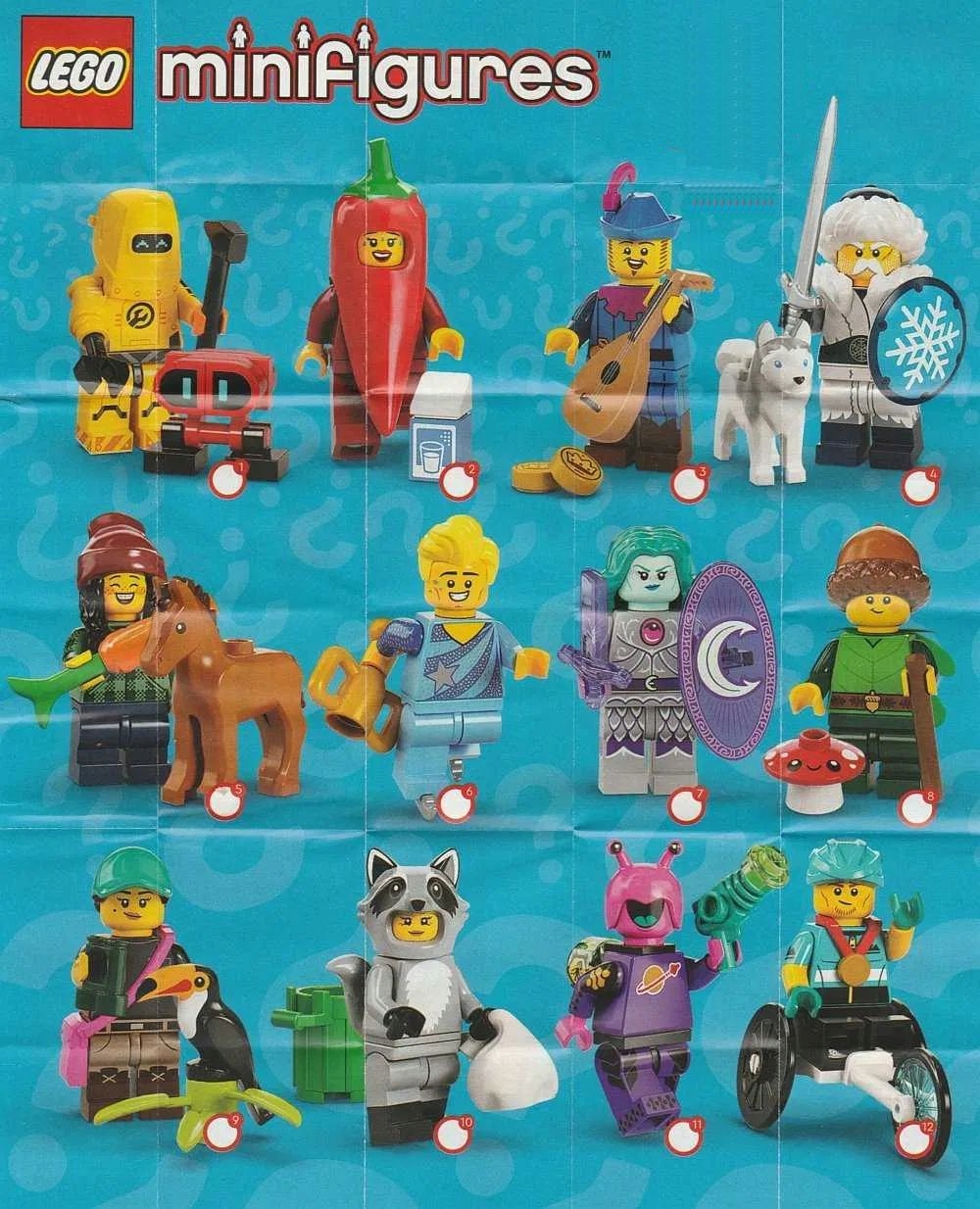 

Lego 71032 Minifigures 22 Instrukcja Spis Nowa