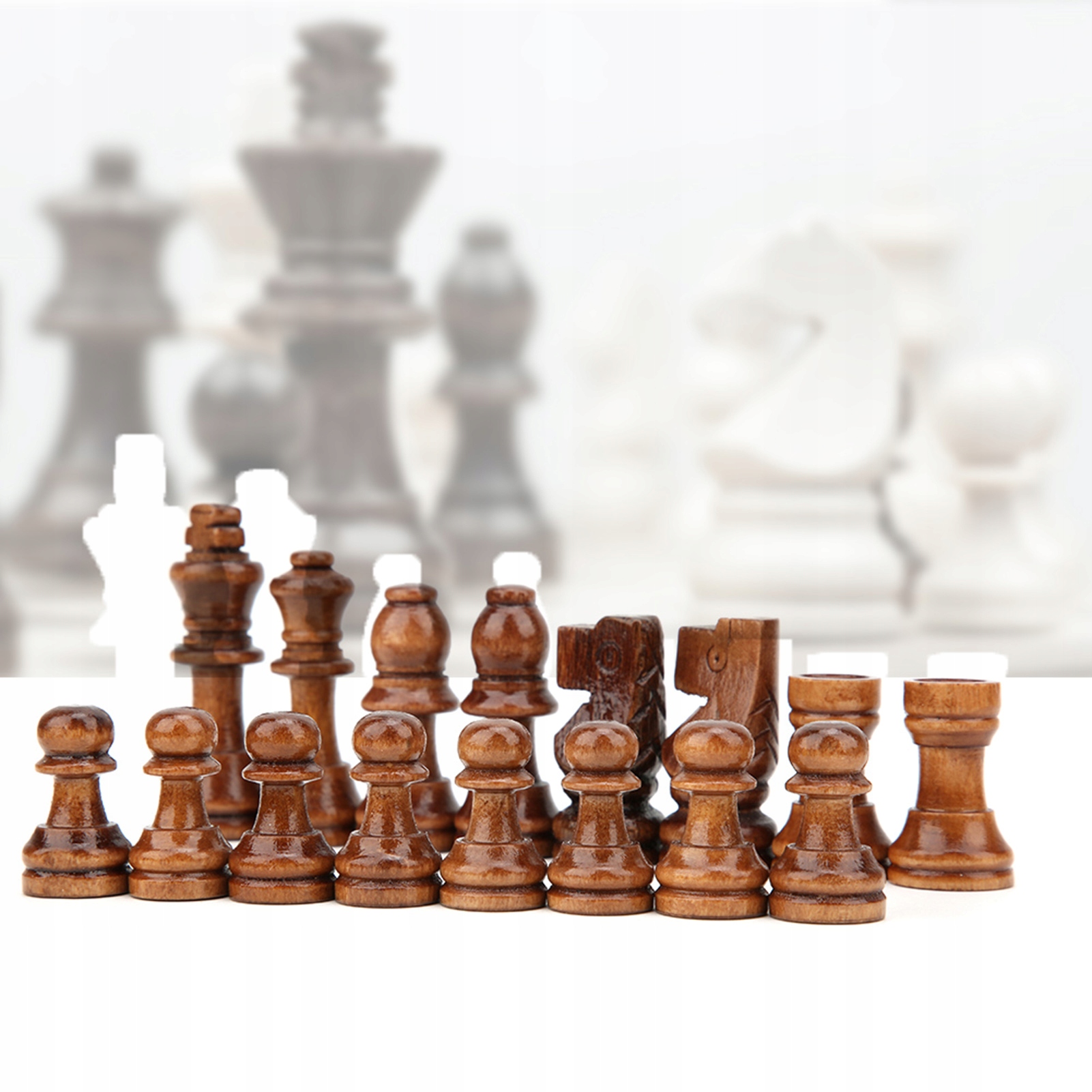 SZACHY DREWNIANE KLASYCZNE SKŁADANE GRA Nazwa Szachy