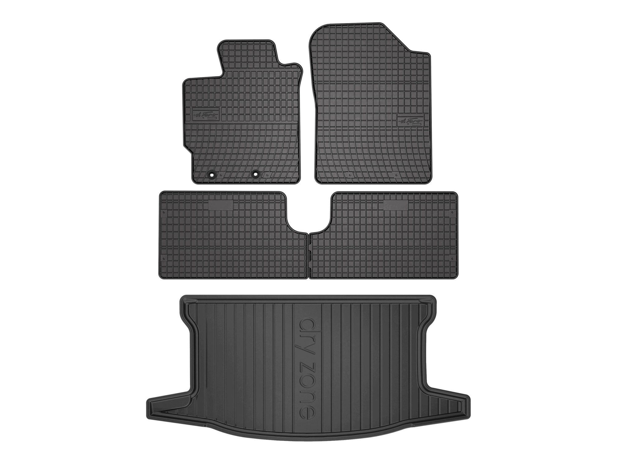 Koberčeky SolidPRO rohož DryZone pre: Toyota Yaris III 2011-2019 5 dielov