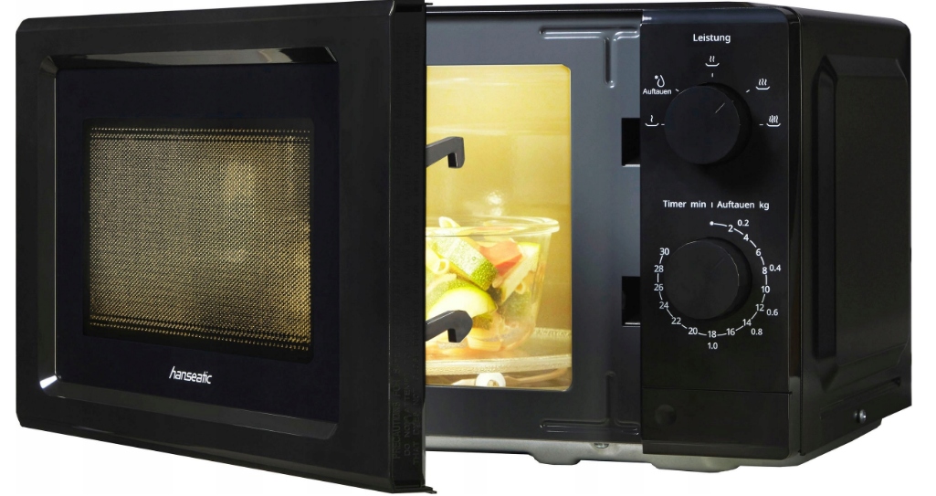 Kuchenka Mikrofalowa Hanseatic HM19B1M 700W Czarna Nowa