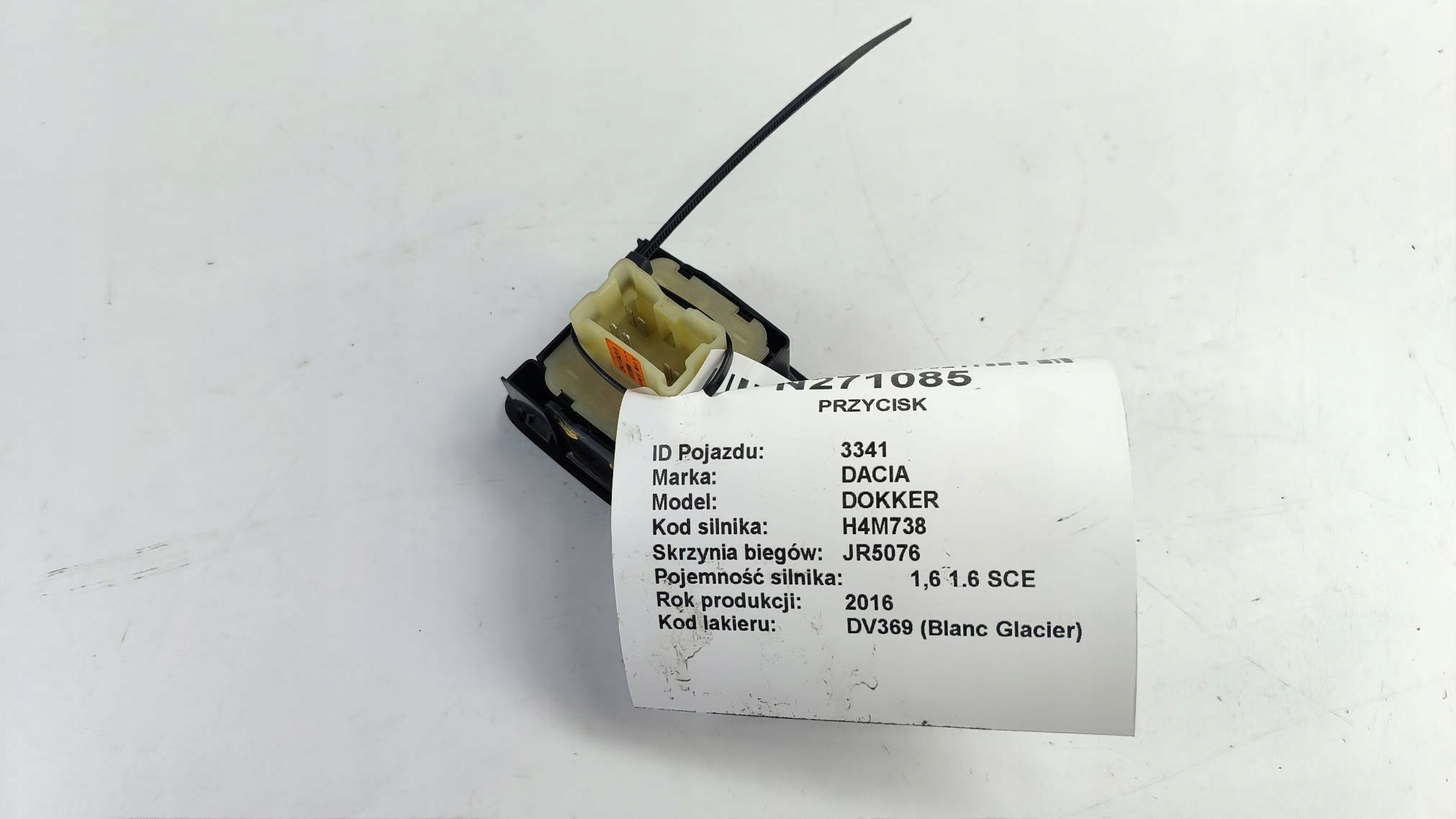 button 254110431R DACIA DOKKER