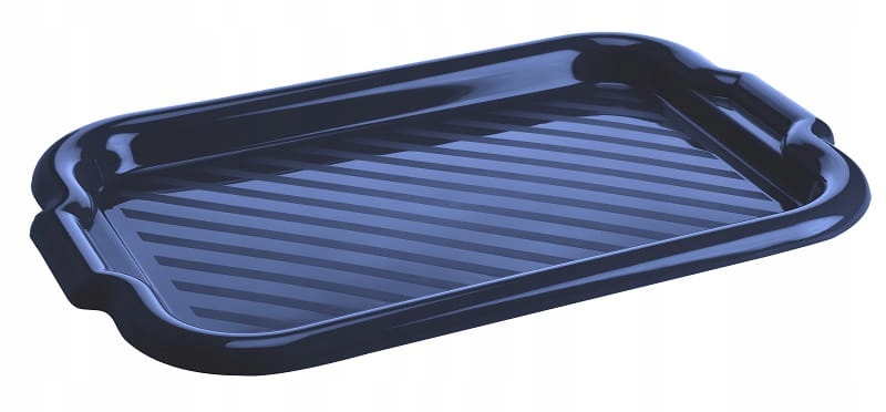 

Taca prostokątna Molly zaokrąglone boki granatowa