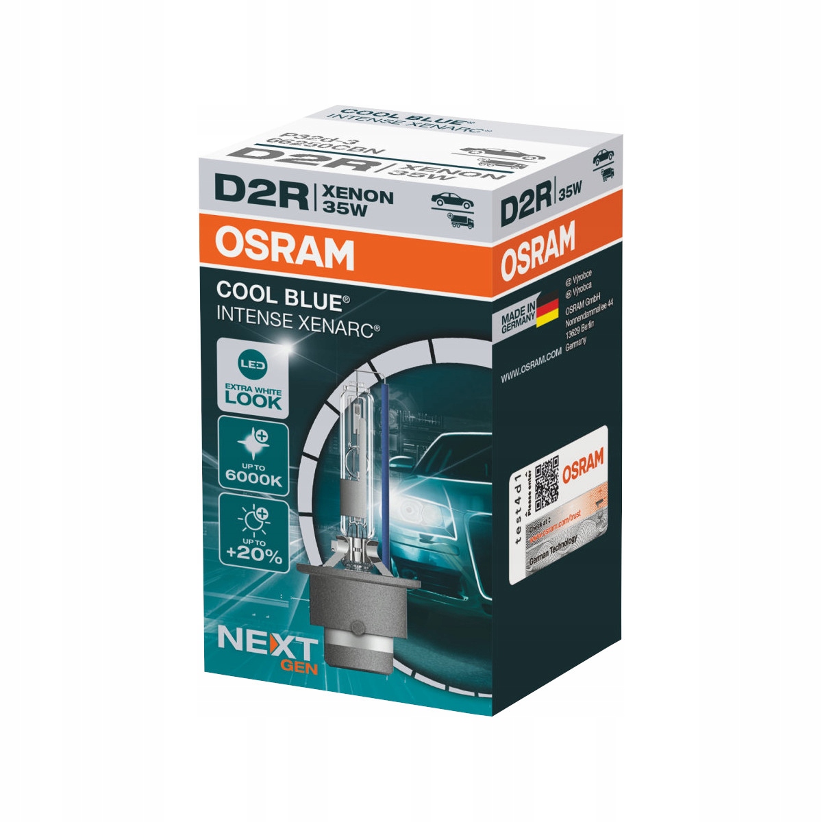 

Żarnik D2R Xenon Osram Cool Blue Intense Xenarc
