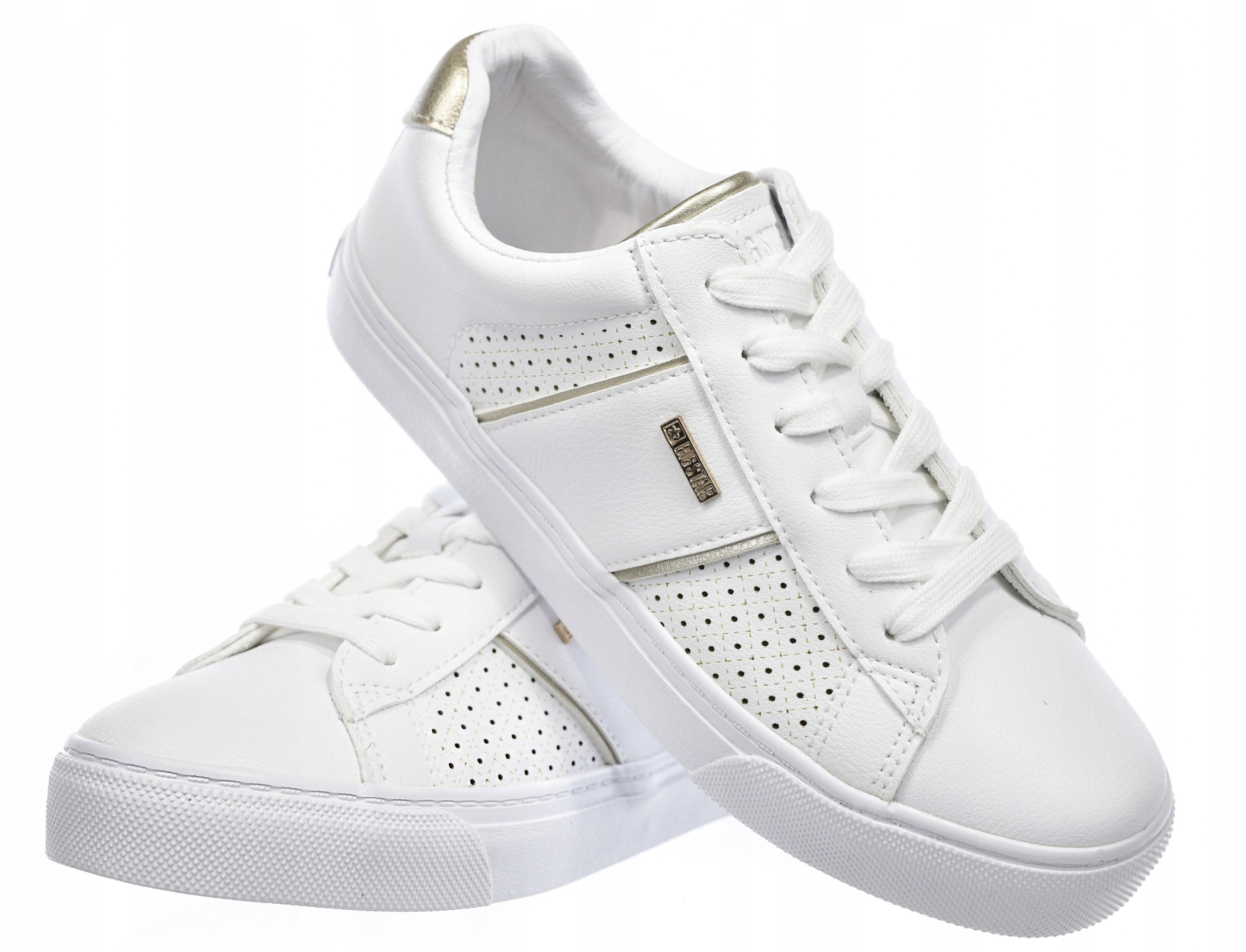 Dámské tenisky Big Star Ažurek Bílé tenisky Ekokůže TT274291 vel. 38