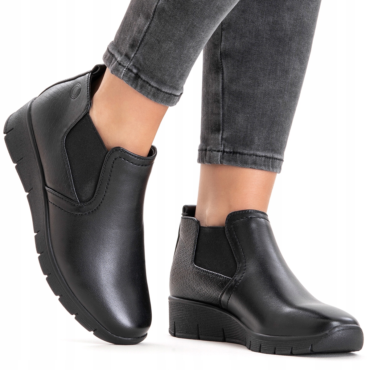 Kotníkové Boty zateplené zimní boty Tuhost H nazouvací lehké Wojtyłko 37