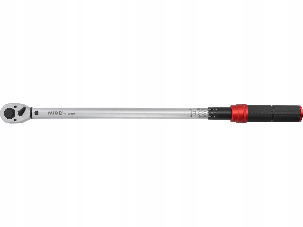 Klucz dynamometryczny Yato 3/4" 100-500 Nm długość 585-605 mm YT-07680