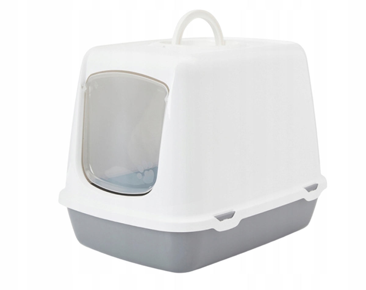 Levně Savic Toaleta pro kočky Oscar šedá /50x37x39 Cm