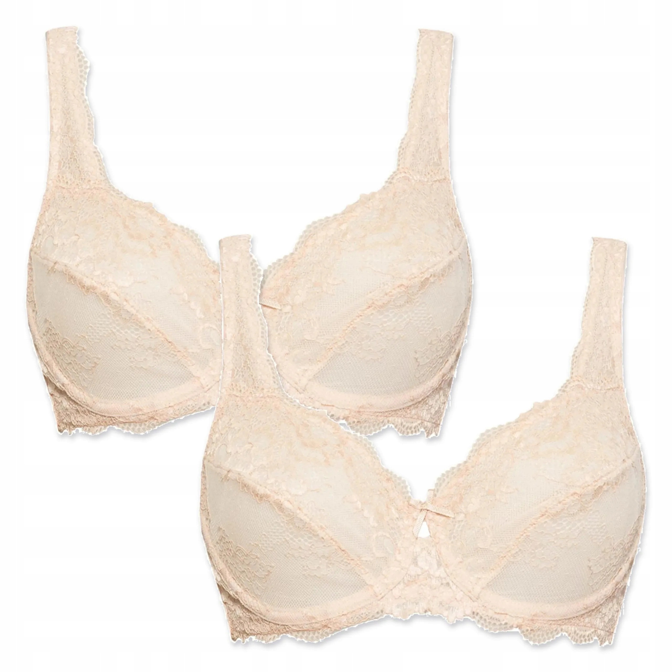Sada 2 podprsenek Sielei Wonder Lace 2442 cipria 80C