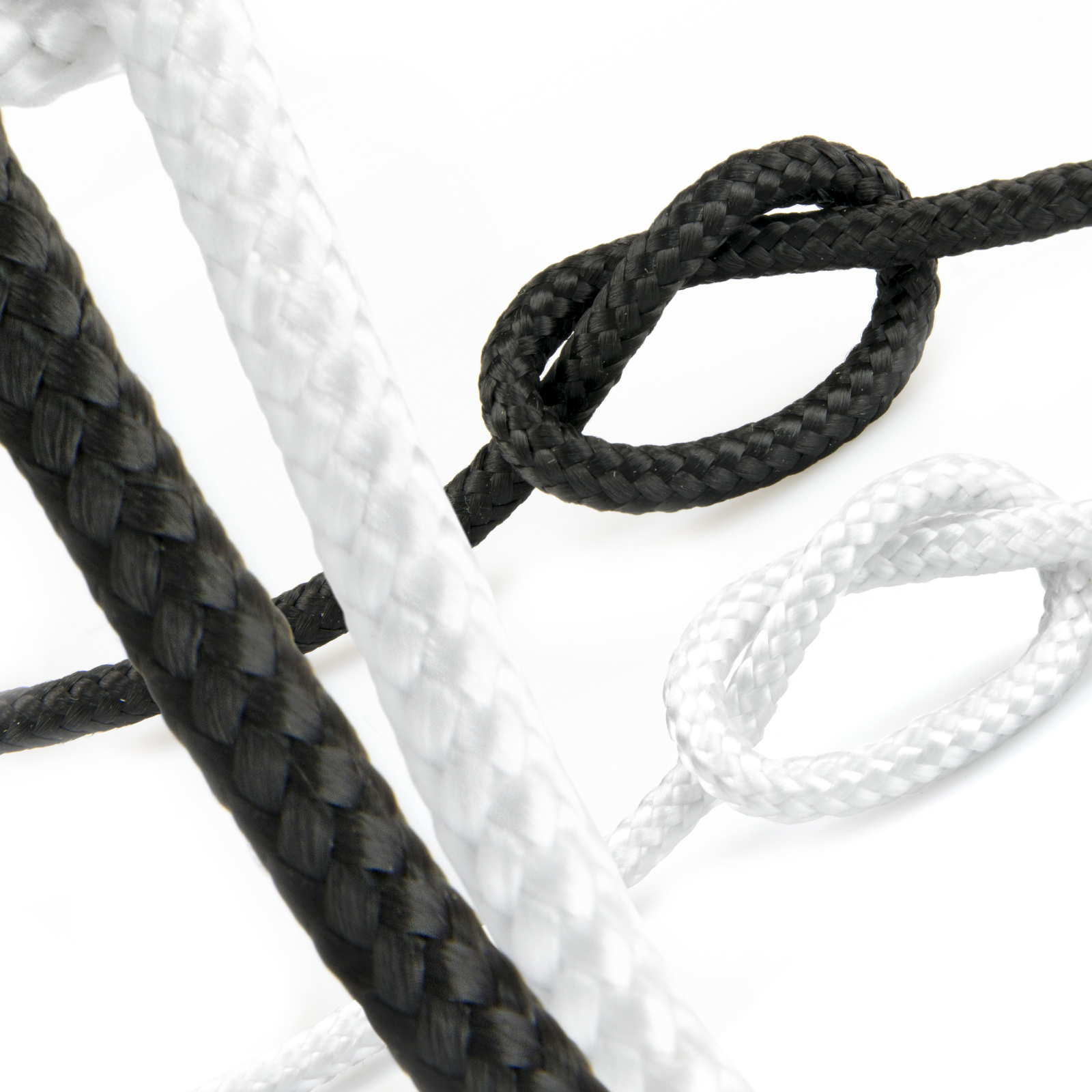 Lina POLIPROPYLENOWA 2mm Pleciona CZARNA 30 m Marka DQ-PP