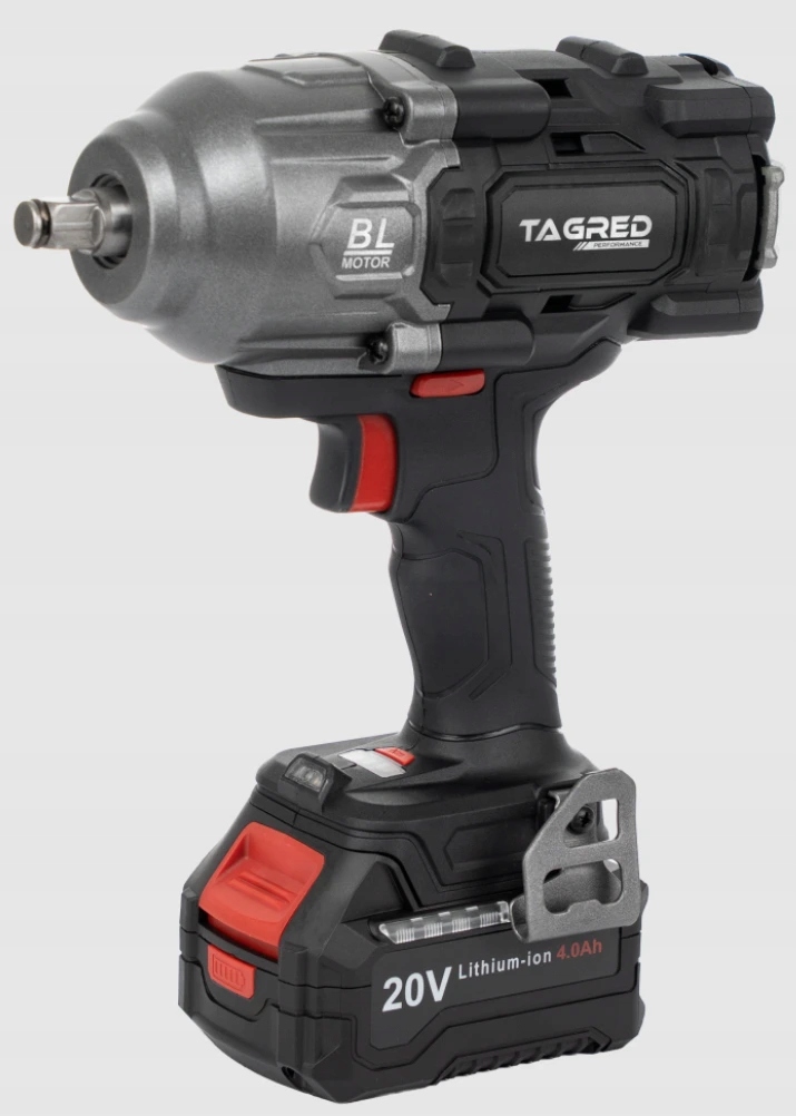 Tagred TA8000, Bezkefový akumulátorový rázový uťahovač 1/2" 2x 20V 4Ah