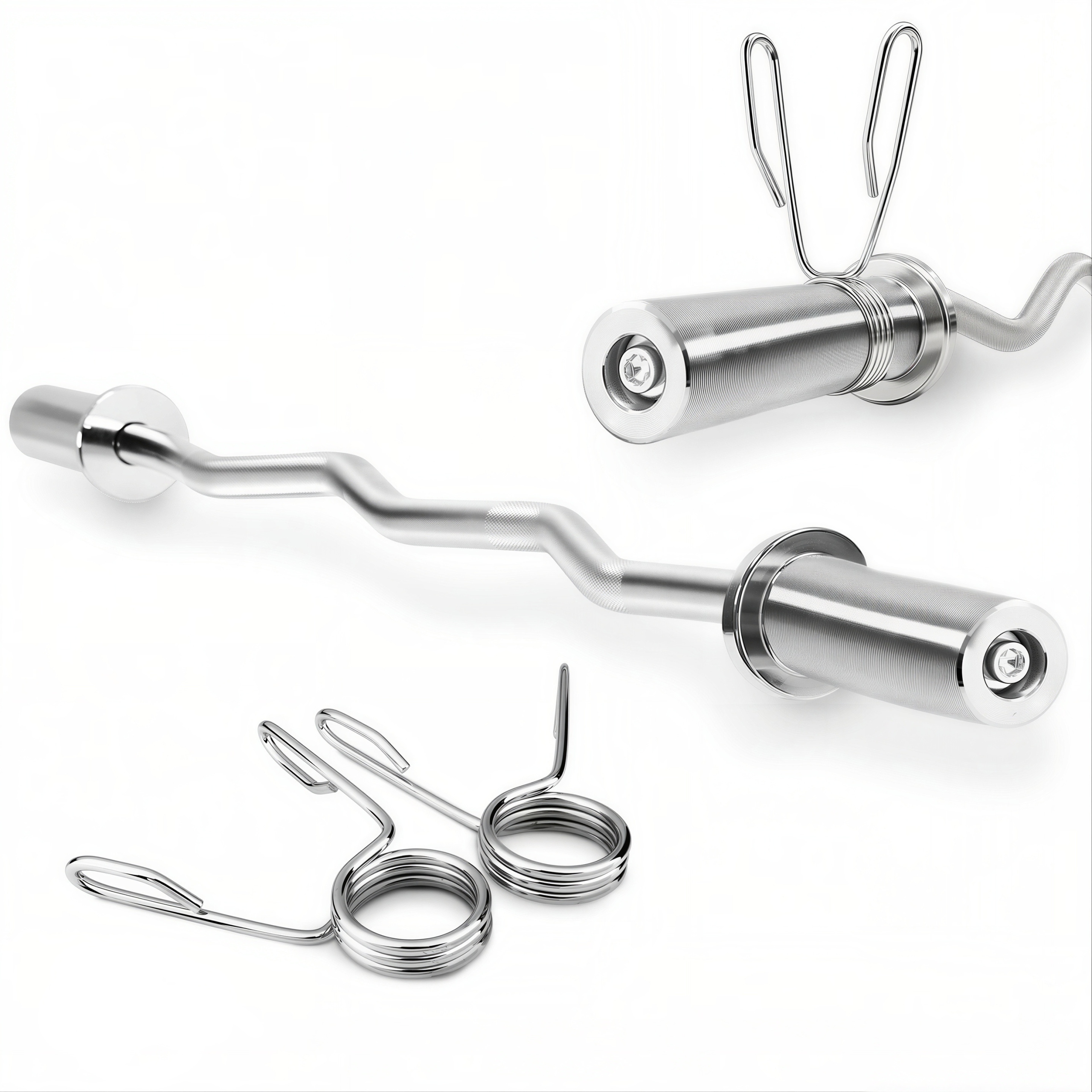 Gryf Cornix Lekko Łamany Olimpijski 120 CM 50 MM Stalowy Chromowany Zaciski