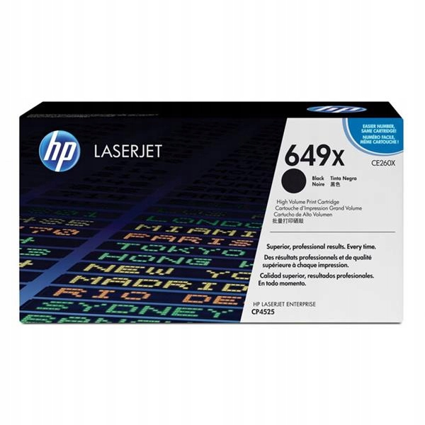 Originální toner Black Hp Color LaserJet CP4520, Enterprise CP4525 (649X Ce
