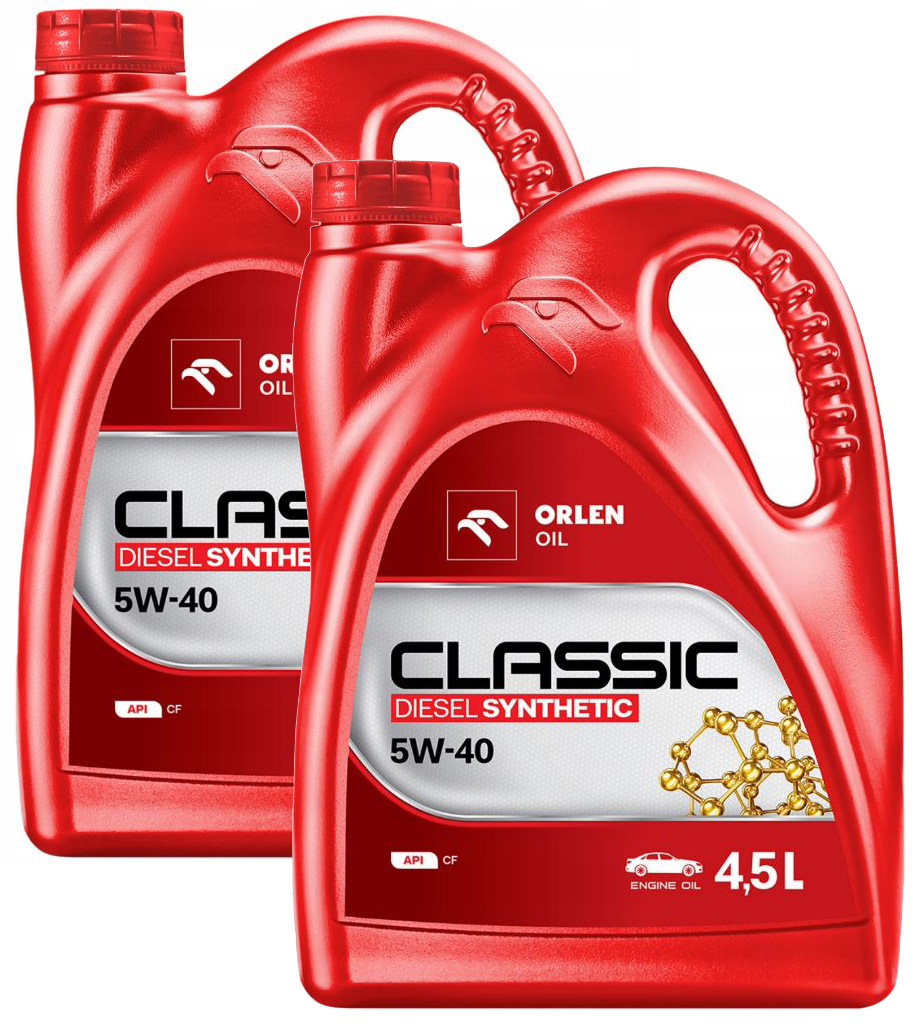 Motorový olej Orlen Oil Classic Diesel 5W40 9L
