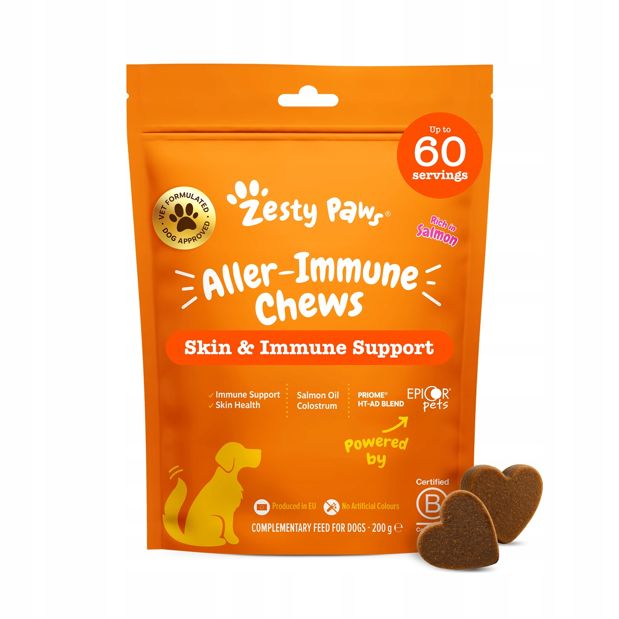 Levně Zesty Paws Allergy & Immune Chews (60 ks) na podporu imunity