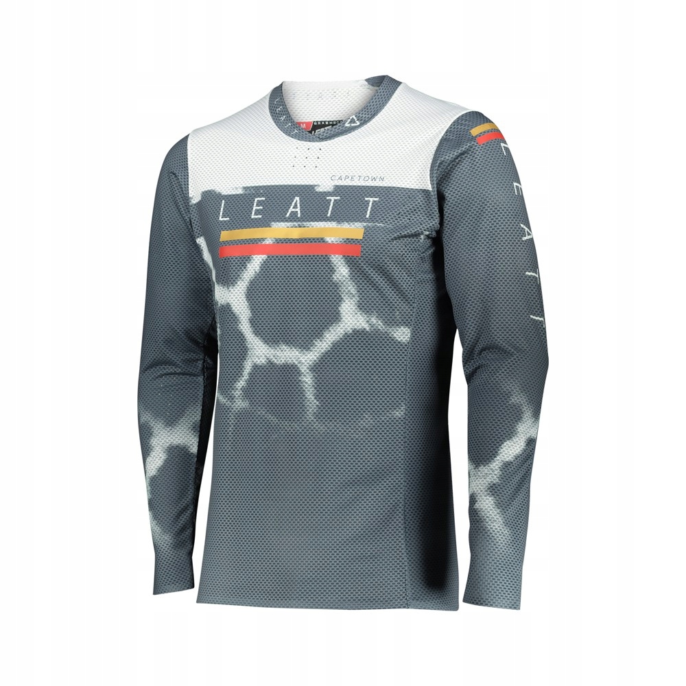 Leatt Tričko Moto 5.5 Ultraweld Jersey Giraffe Farba Šedá/biela Veľkosť