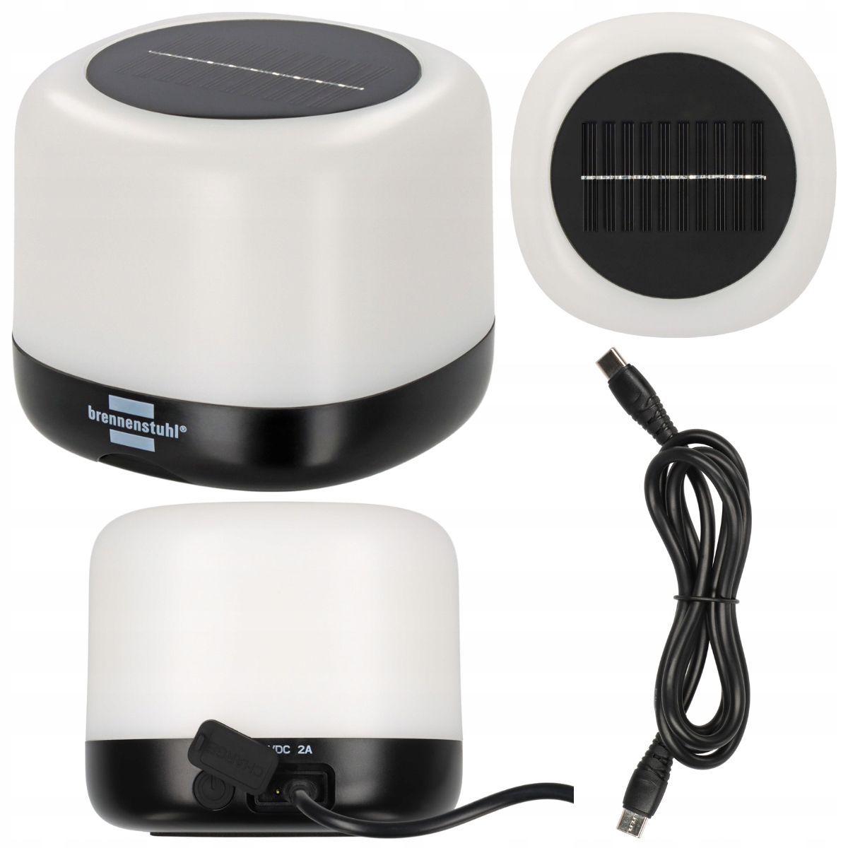 Solarna lampa zewnętrzna LED GL 400 AS, 400lm, IP44