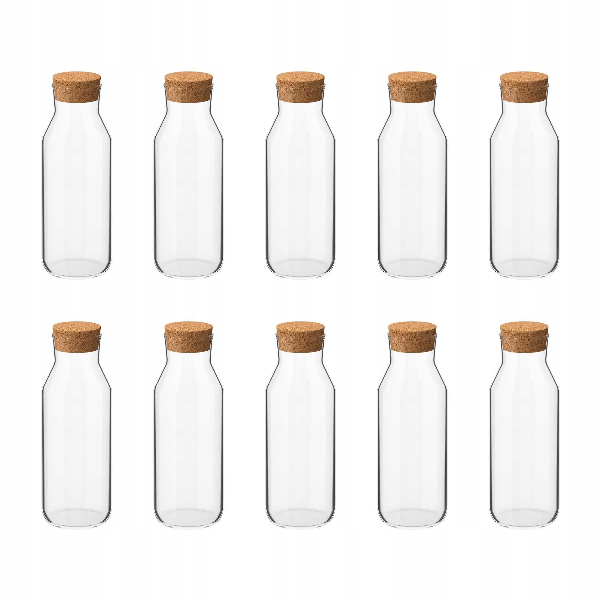 10 ks Skleněná karafa 0.5 l se zátkou Ikea 365+