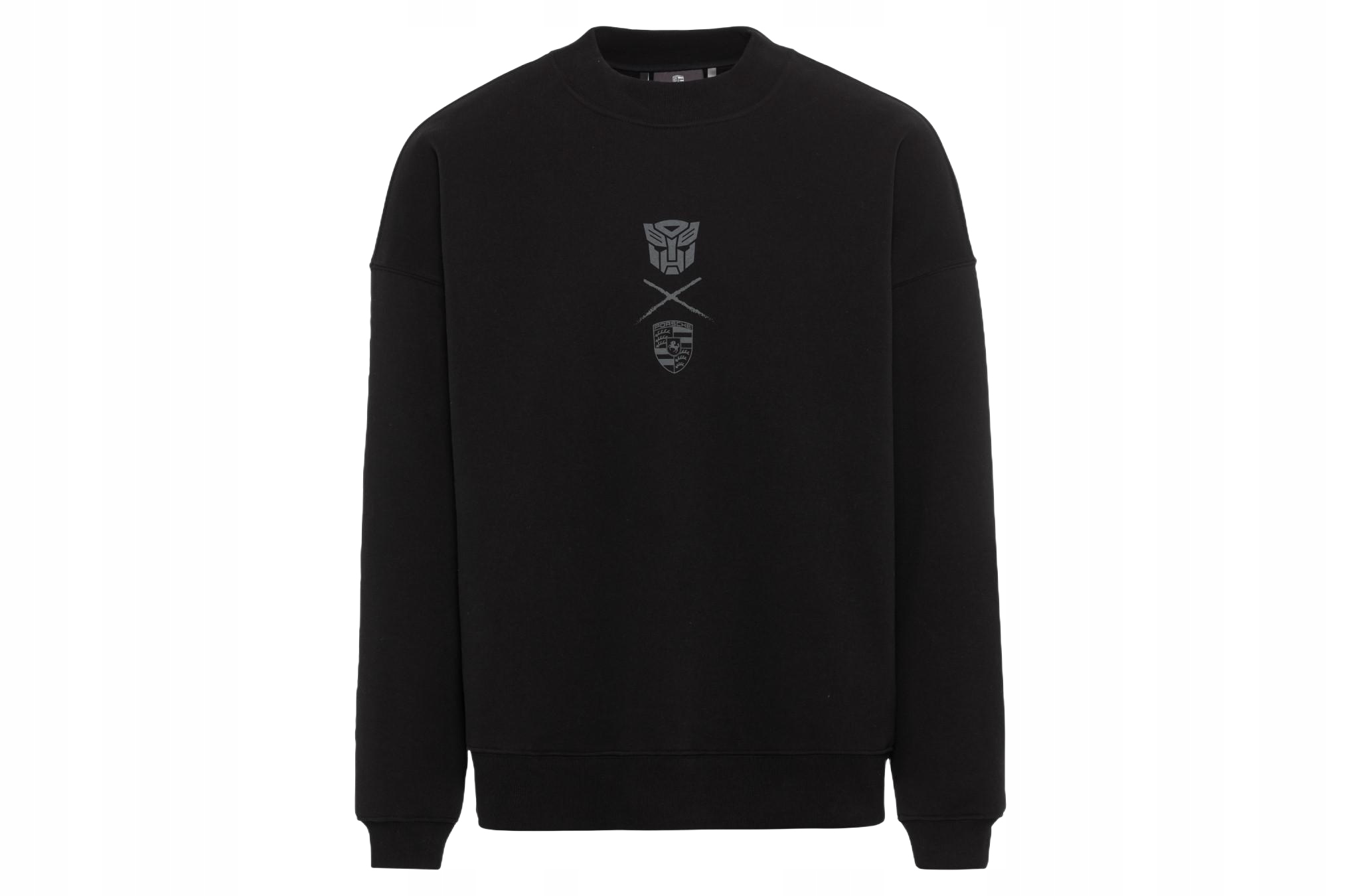 BLUZA UNISEX PORSCHE X TRANSFORMERS CZARNA ROZM. L