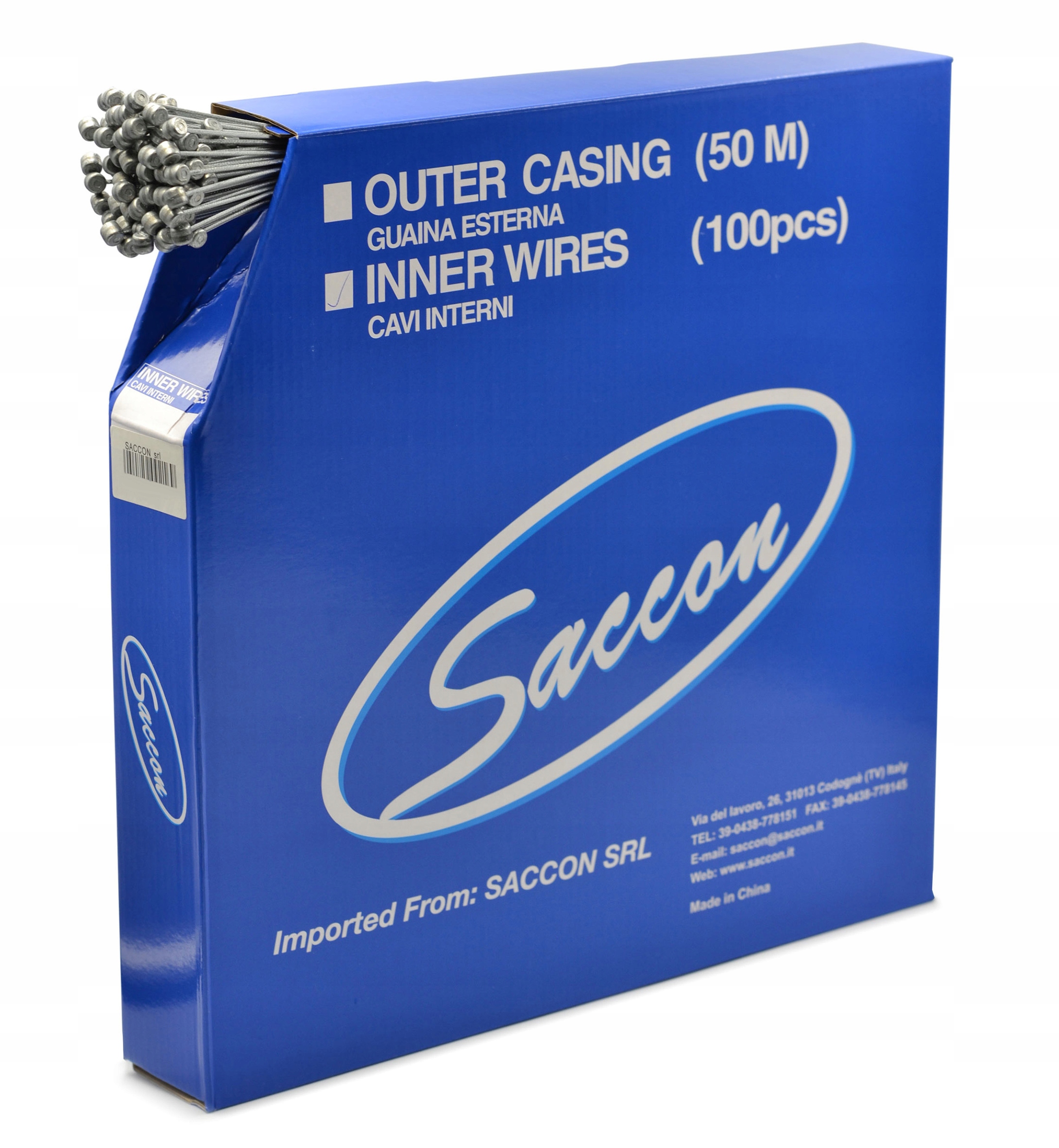 

100x Linka hamulca Mtb Nierdzewna tył 180cm Box