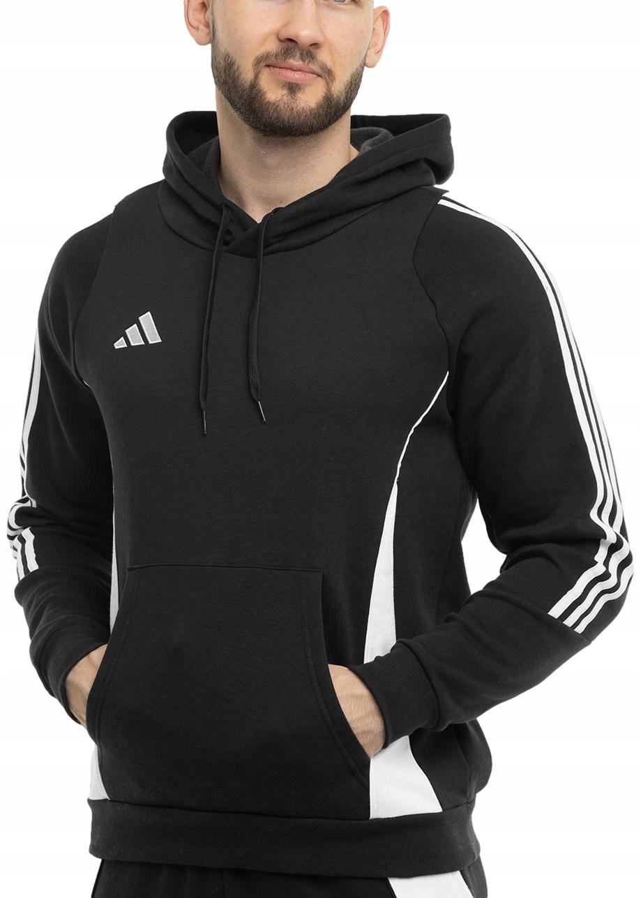 Pánská Mikina adidas s kapucí Sportovní bavlněná mikina s kapucí Tiro 24 vel M