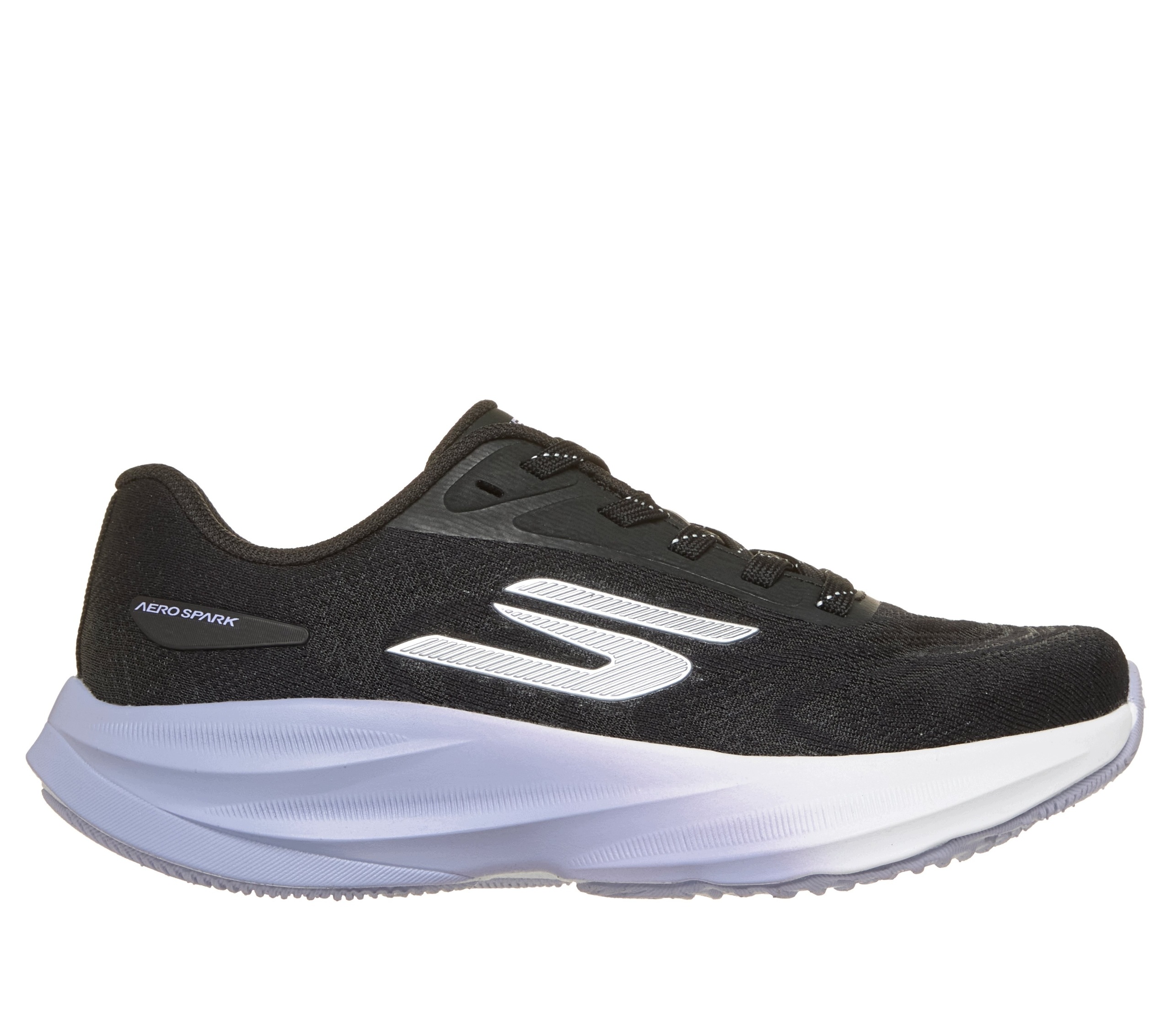 Buty młodzieżowe Skechers Skechers Aero Spark Speedwave czarno/fioletowe