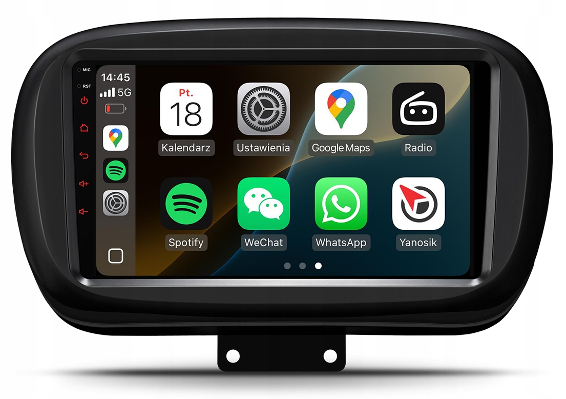 Fiat 500X Android Carplay Rádio Navigace 8GB/128GB Dsp