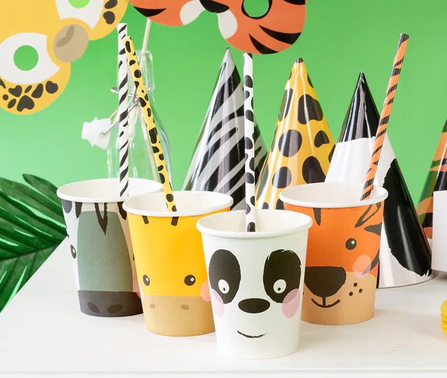 KUBKI KUBEK PAPIEROWY ZWIERZĄTKA 4SZT, SPK Kod producenta 512561