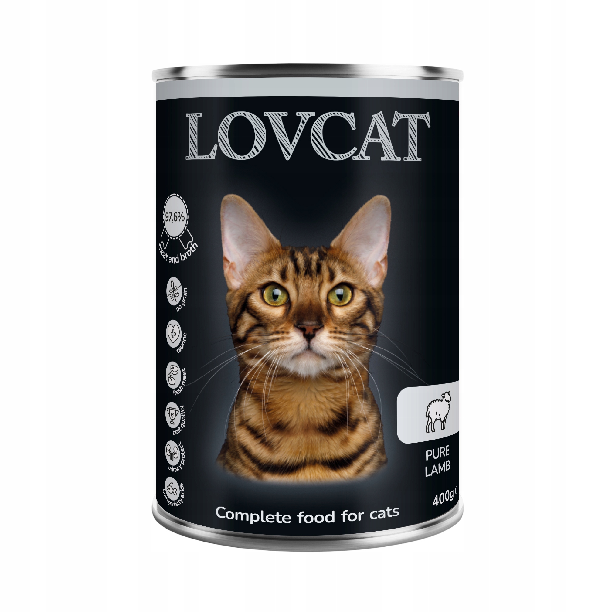4X Lovcat Pure Lamb plechovka 400 g