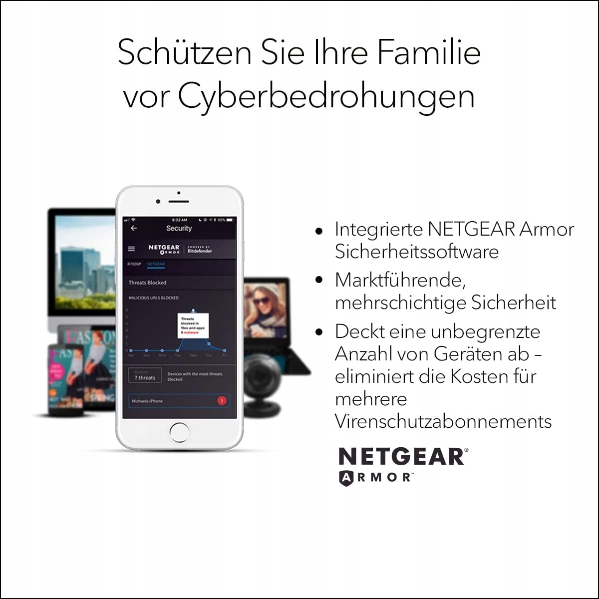 NETGEAR Router WiFi 6 AX1800, 4 Strumienie, Zasięg do 100m², Kompatybilny — miniatura 6