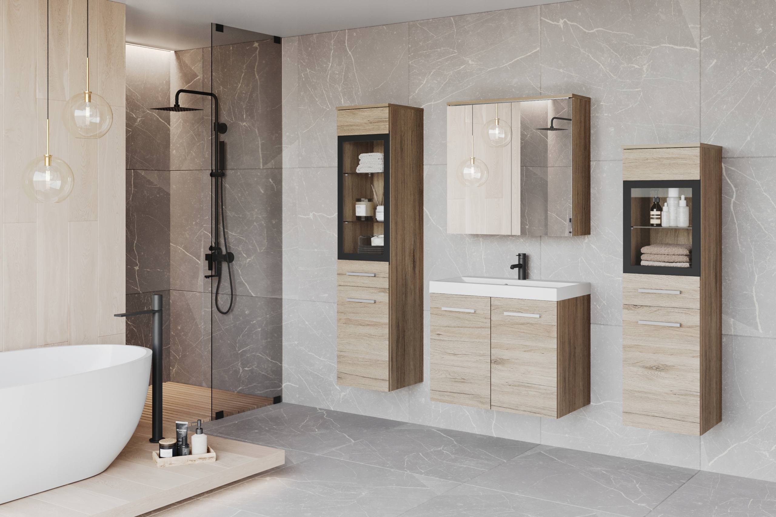 Meble łazienkowe MADRIT II BODEGA Kolor mebla inny kolor