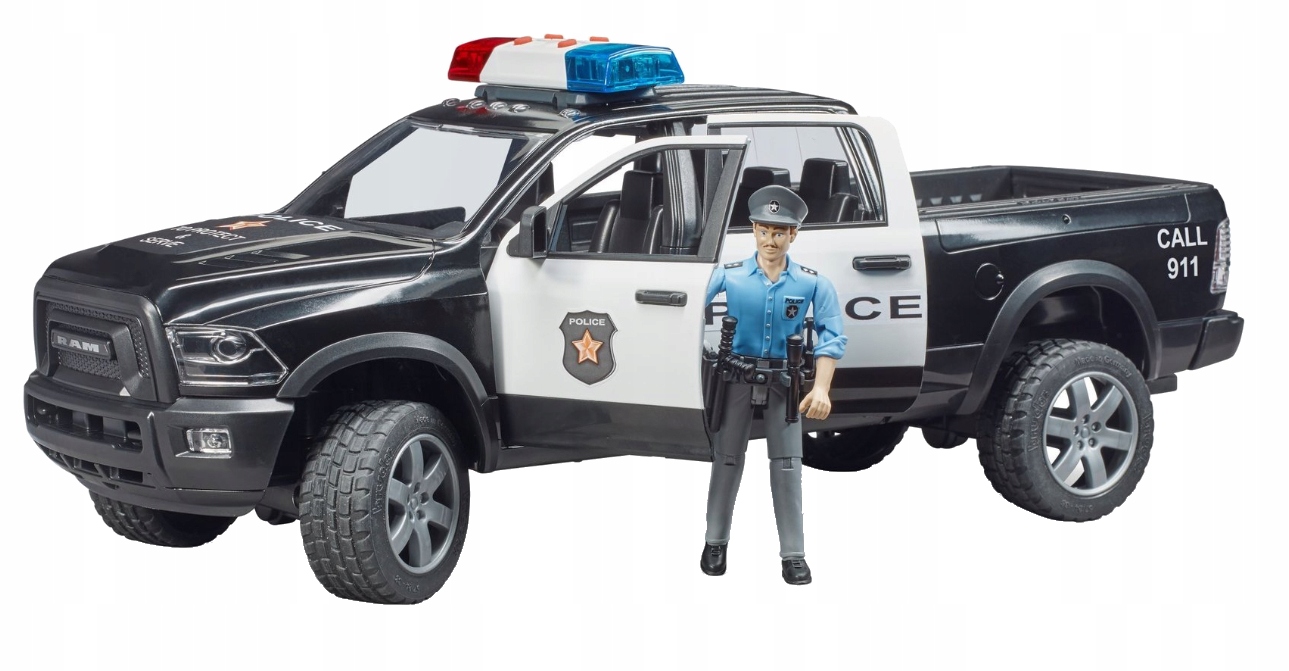 Policajné vozidlo Ram 2500 Police Truck Bruder 02505