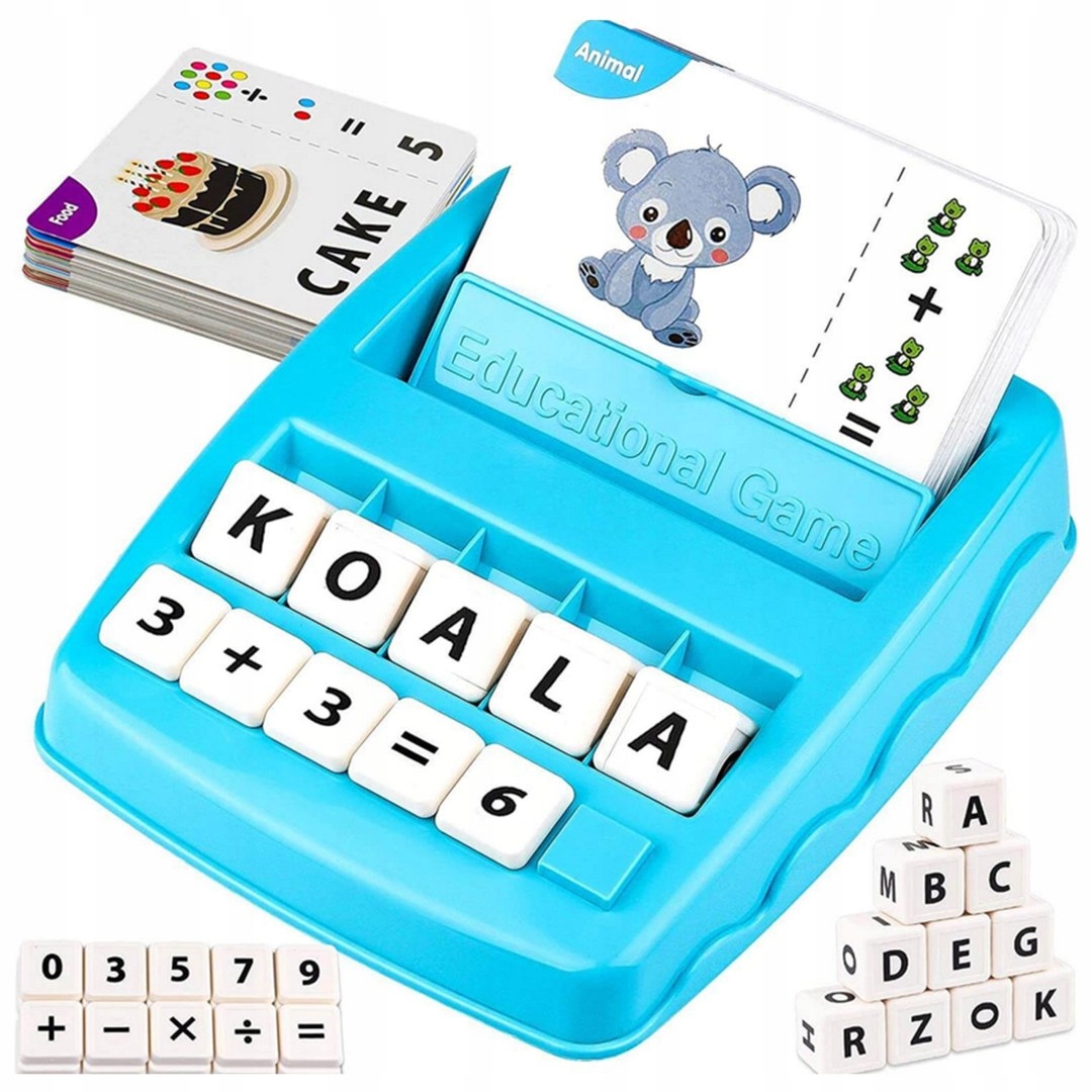 WOOPIE Gra Edukacyjna do Nauki Angielskiego i Matematyki Minimalny wiek dziecka 3